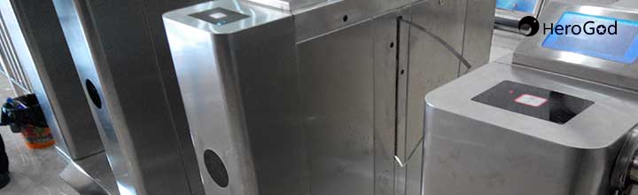 地质公园检票翼闸