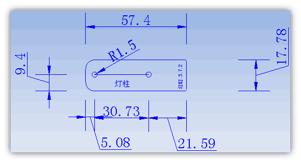 բ��ָʾ�Ƶĳߴ�