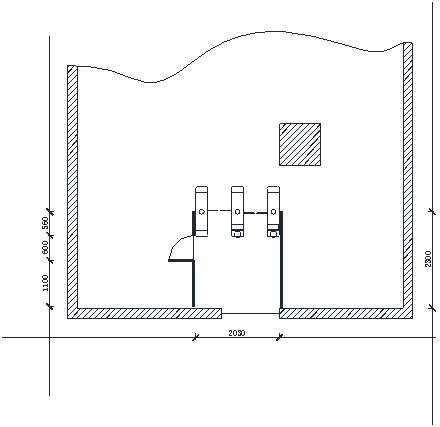 闸机摆放方案2