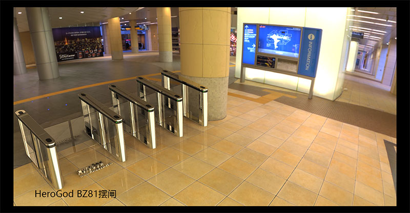 顺极Bx81细长型摆闸