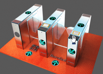 YHYLS顺极翼闸检票机